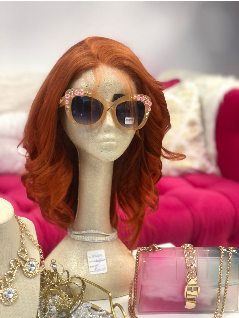 WIG Orange #350 (Straight, Body Wave & Curly)