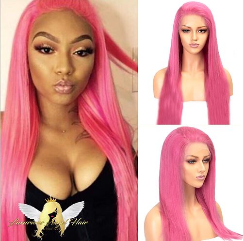 WIG Pink  (Straight, Body Wave, Curly)