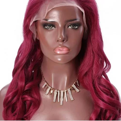 WIG Burgundy #99J Wig (Straight, Body Wave & Curly)