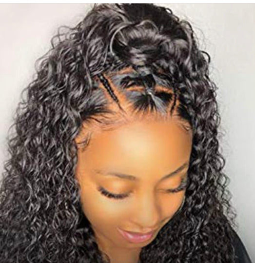 WIG Lace Front Wet & Wavy Black 1B